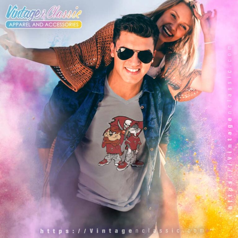 Looney Tunes Hip Hop Tampa Bay Buccaneers V Neck TShirt Looney Tunes Hip Hop Tampa Bay Buccaneers V Neck TShirt