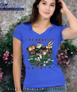 Looney Tunes Los Angeles Raiders V Neck TShirt
