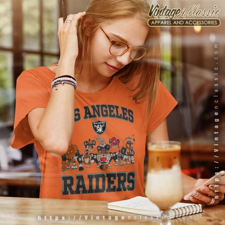 Looney Tunes Los Angeles Raiders Women TShirt Looney Tunes Los Angeles Raiders Women TShirt