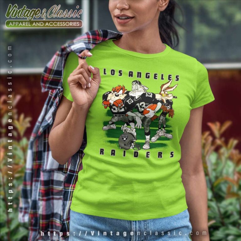 Looney Tunes Los Angeles Raiders Women TShirt Looney Tunes Los Angeles Raiders Women TShirt