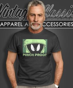 Looney Tunes Mad Engine Marvin Pinch Proof St Paddys Day T Shirt