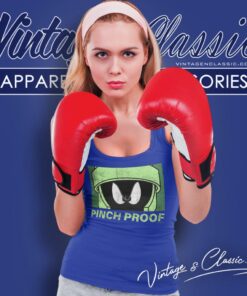 Looney Tunes Mad Engine Marvin Pinch Proof St Paddys Day Tank Top Racerback