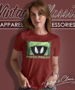 Looney Tunes Mad Engine Marvin Pinch Proof St Paddys Day Women T Shirt