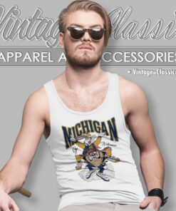 Looney Tunes Michigan Go Wolverines Tank Top Racerback