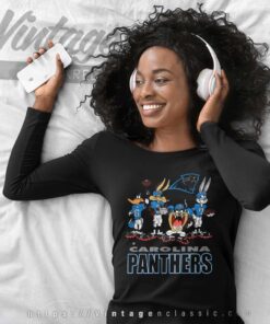 Looney Tunes Nfl Carolina Panthers Long Sleeve Tee