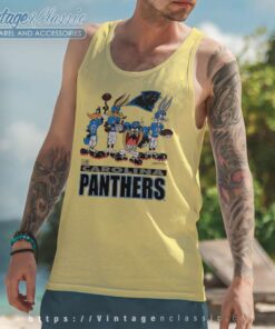 Looney Tunes Nfl Carolina Panthers Tank Top Racerback
