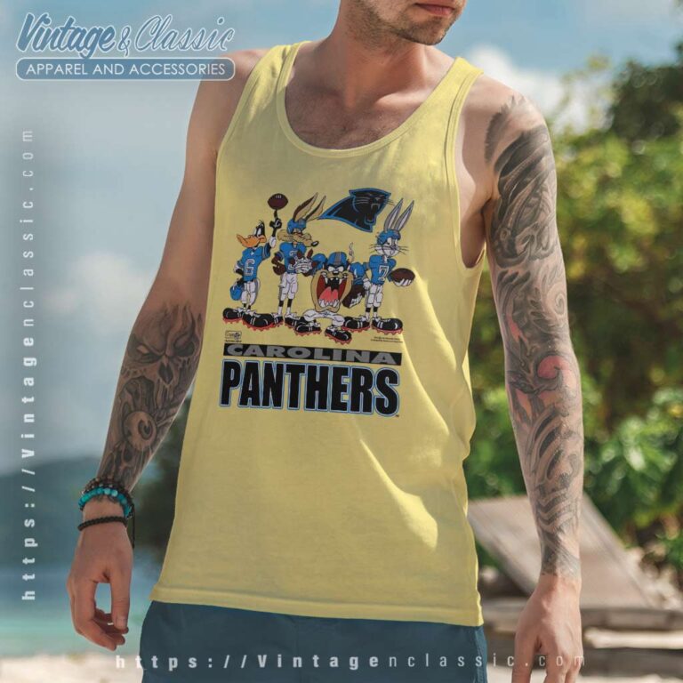 Looney Tunes Nfl Carolina Panthers Tank Top Racerback Looney Tunes Nfl Carolina Panthers Tank Top Racerback