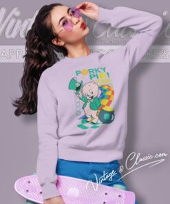 Looney Tunes Porky Pig St Paddys Day Sweatshirt