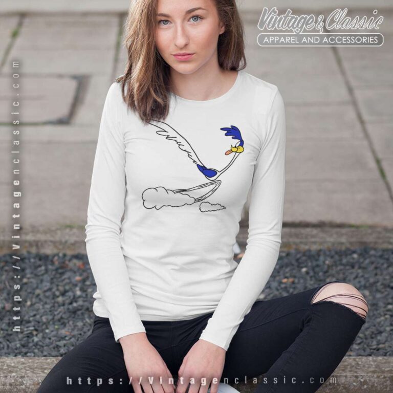 Looney Tunes Road Runner Running Long Sleeve Tee Looney Tunes Road Runner Running Long Sleeve Tee