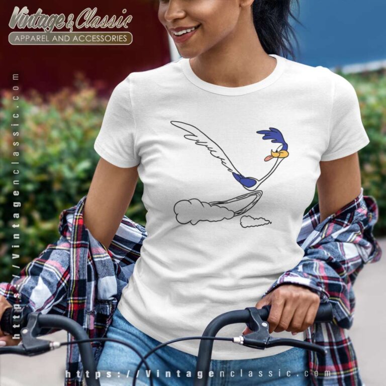 Looney Tunes Road Runner Running Women TShirt Looney Tunes Road Runner Running Women TShirt