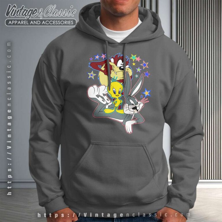 Looney Tunes Taz Bugs Bunny Tweety Bird Hoodie Looney Tunes Taz Bugs Bunny Tweety Bird Hoodie