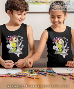 Looney Tunes Taz Bugs Bunny Tweety Bird Shirt 7 Looney Tunes Taz Bugs Bunny Tweety Bird Youth Tank Top