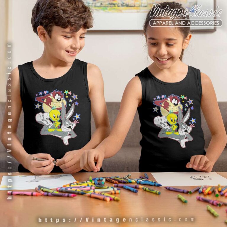 Looney Tunes Taz Bugs Bunny Tweety Bird Youth Tank Top Looney Tunes Taz Bugs Bunny Tweety Bird Youth Tank Top