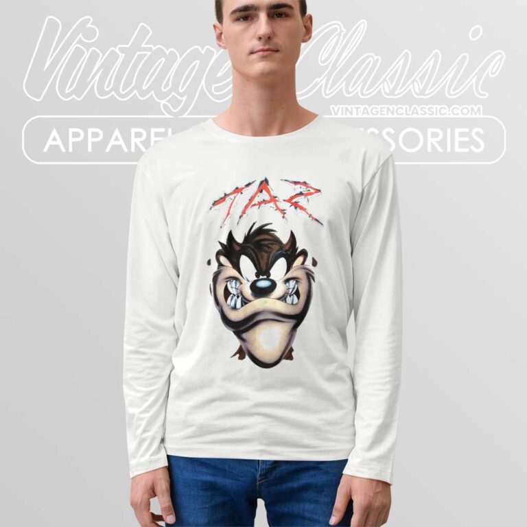 Looney Tunes Taz Tasmanian Devil Long Sleeve Tee Looney Tunes Taz Tasmanian Devil Long Sleeve Tee