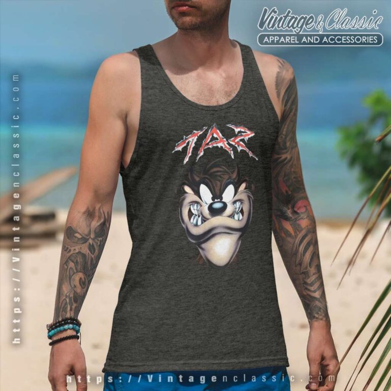 Looney Tunes Taz Tasmanian Devil Tank Top Racerback Looney Tunes Taz Tasmanian Devil Tank Top Racerback