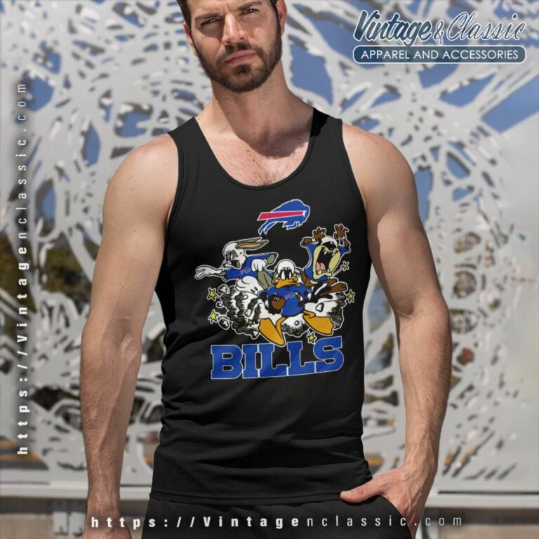 Looney Tunes Team Buffalo Bills Tank Top Racerback Looney Tunes Team Buffalo Bills Tank Top Racerback