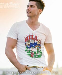 Looney Tunes X Buffalo Bills Nfl V Neck TShirt