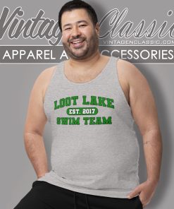 Loot Lake Swim Team Est 2017 Tank Top Racerback