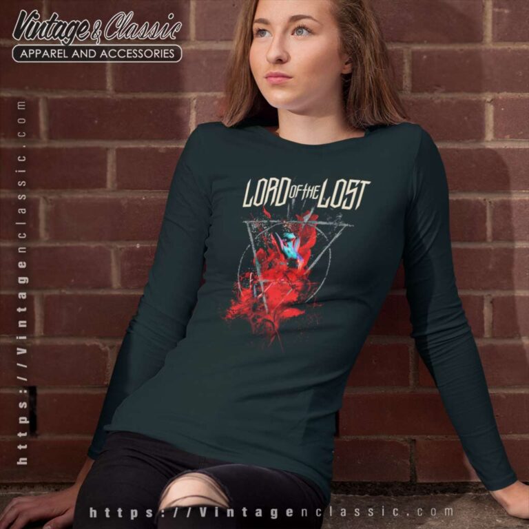 Lord Of The Lost Shirt Blood Glitter Long Sleeve Tee Lord Of The Lost Shirt Blood Glitter Long Sleeve Tee
