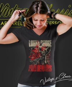 Lorna Shore Dog V Neck TShirt