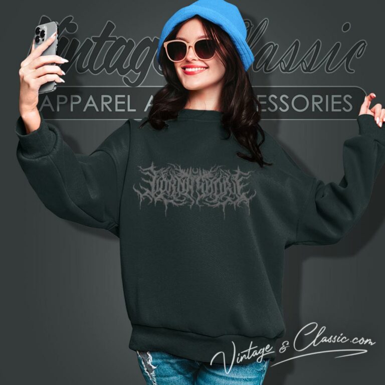 Lorna Shore Shirt Black On Black Sweatshirt Lorna Shore Shirt Black On Black Sweatshirt