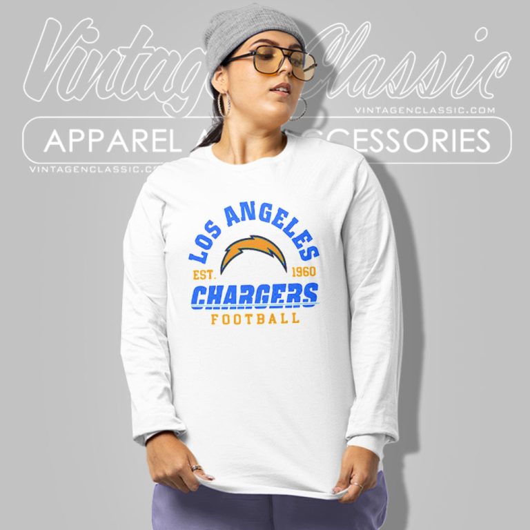 Los Angeles Chargers Est 1960 Long Sleeve Tee Los Angeles Chargers Est 1960 Long Sleeve Tee