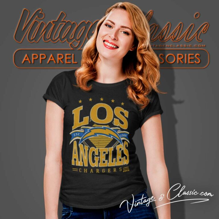 Los Angeles Chargers Established Banner Est 1960 Women TShirt Los Angeles Chargers Established Banner Est 1960 Women TShirt