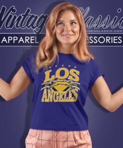 Los Angeles Chargers Football Banner Retro Women TShirt