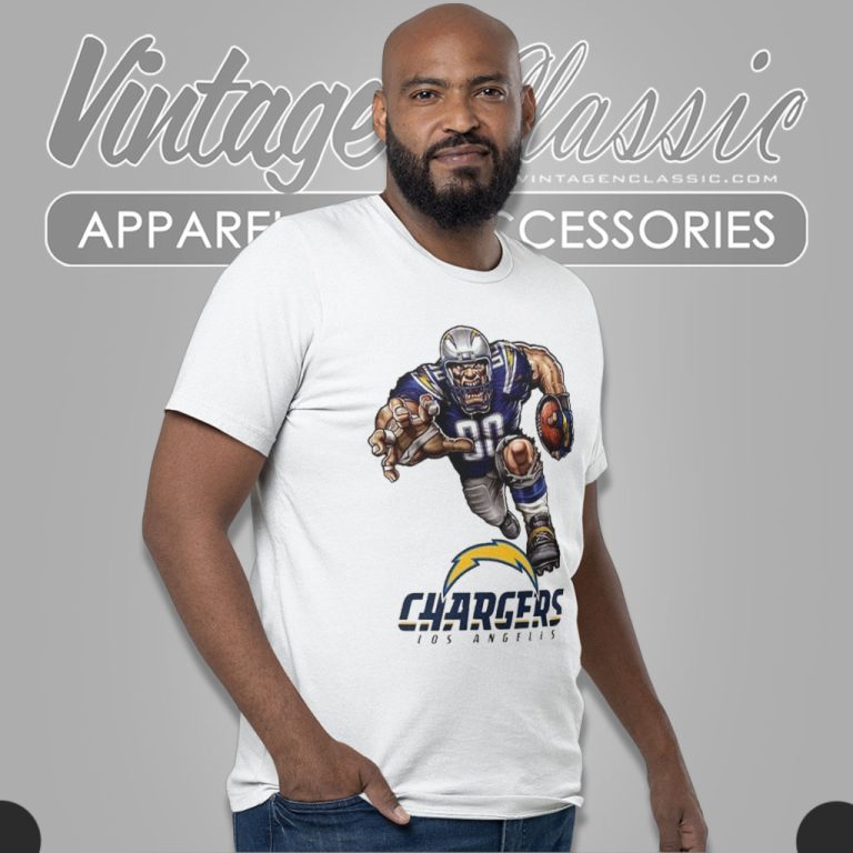 Los Angeles Chargers Football Player Mascot T Shirt Los Angeles Chargers Football Player Mascot T Shirt