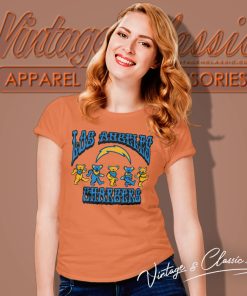 Los Angeles Chargers Grateful Dead Dancing Bears Women T Shirt