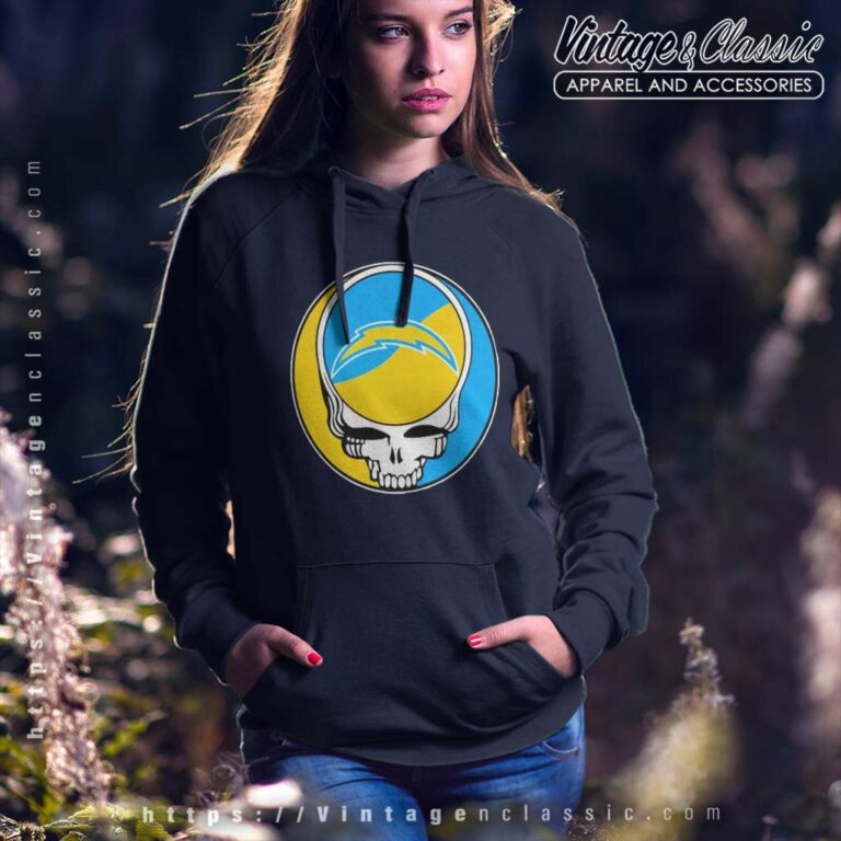Los Angeles Chargers Grateful Dead Steal Your Face Hoodie Los Angeles Chargers Grateful Dead Steal Your Face Hoodie