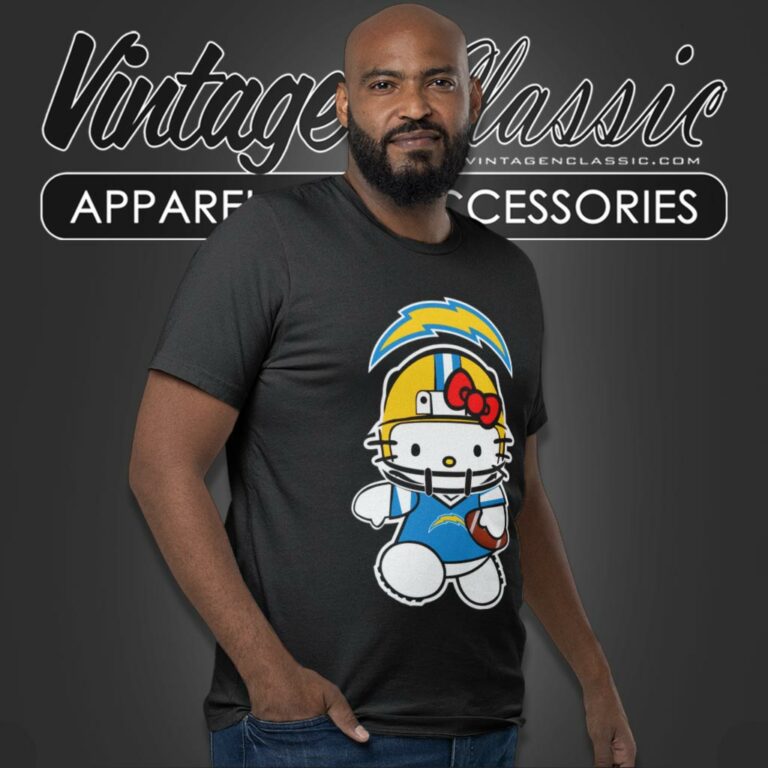 Los Angeles Chargers Hello Kitty T Shirt Los Angeles Chargers Hello Kitty T Shirt