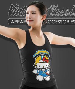 Los Angeles Chargers Hello Kitty Tank Top Racerback