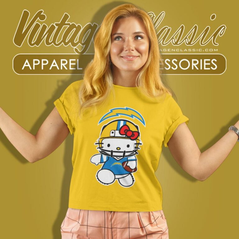 Los Angeles Chargers Hello Kitty Women T Shirt Los Angeles Chargers Hello Kitty Women T Shirt
