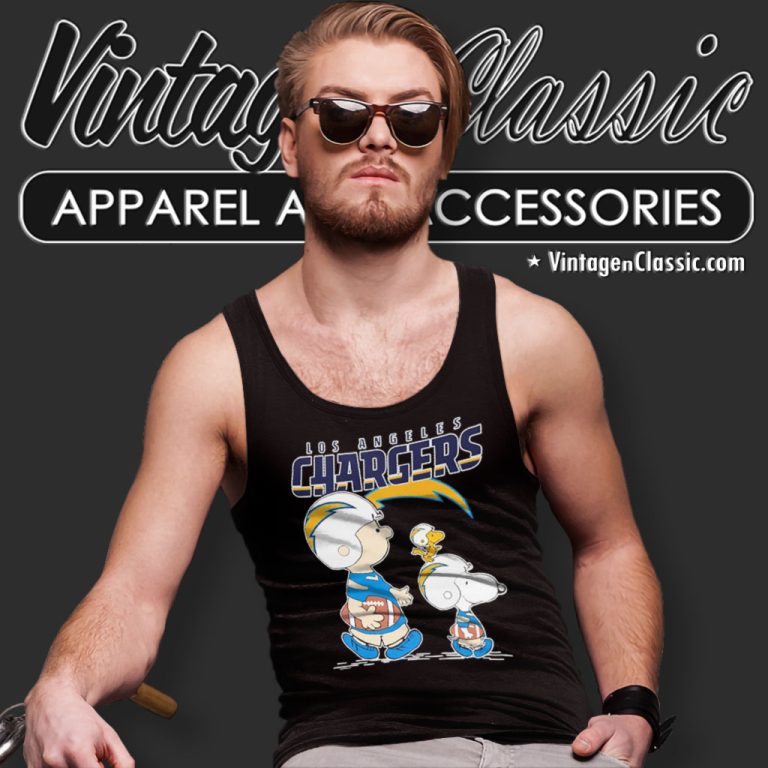 Los Angeles Chargers Lets Play Football With Snoopy Charlie Brown Tank Top Racerback Los Angeles Chargers Lets Play Football With Snoopy Charlie Brown Tank Top Racerback