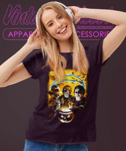 Los Angeles Chargers Michael Myers Freddy Krueger Jason Voorhees Halloween Shirt 6 Los Angeles Chargers Michael Myers Freddy Krueger Jason Voorhees Halloween Women TShirt