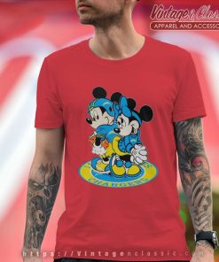 Los Angeles Chargers Mickey Mouse And Minnie Mouse Shirt 4 Los Angeles Chargers Mickey Mouse And Minnie Mouse T Shirt