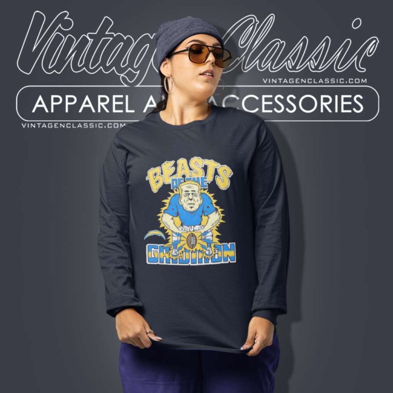 Los Angeles Chargers Shirt Beasts Of The Gridiron Long Sleeve Tee Los Angeles Chargers Shirt Beasts Of The Gridiron Long Sleeve Tee