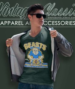 Los Angeles Chargers Shirt Beasts Of The Gridiron V Neck TShirt