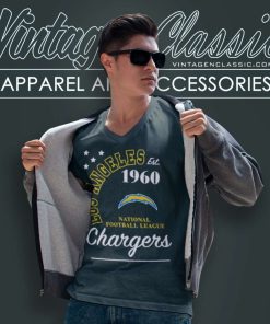 Los Angeles Chargers Shirt Est 1960 National Football League V Neck TShirt