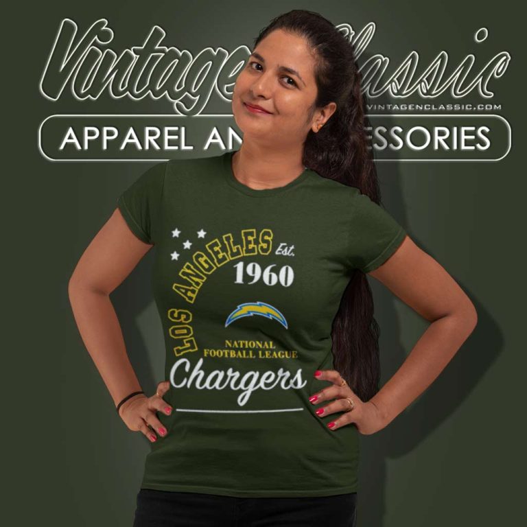Los Angeles Chargers Shirt Est 1960 National Football League Women TShirt Los Angeles Chargers Shirt Est 1960 National Football League Women TShirt