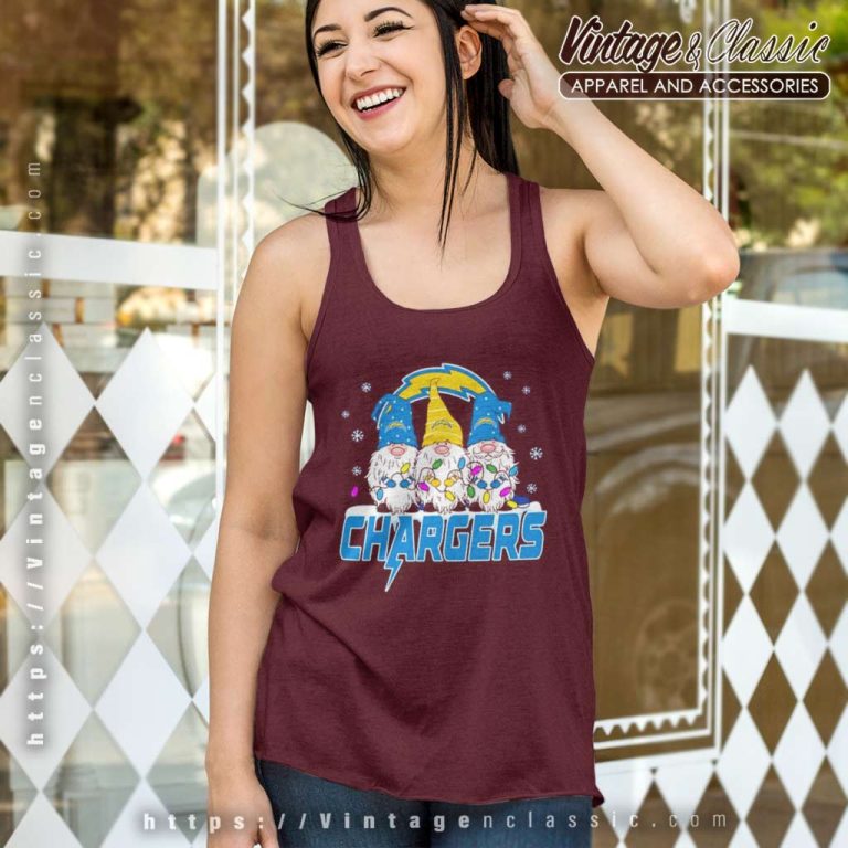 Los Angeles Chargers Shirt Football Gnomes Christmas 2023 Tank Top Racerback Los Angeles Chargers Shirt Football Gnomes Christmas 2023 Tank Top Racerback