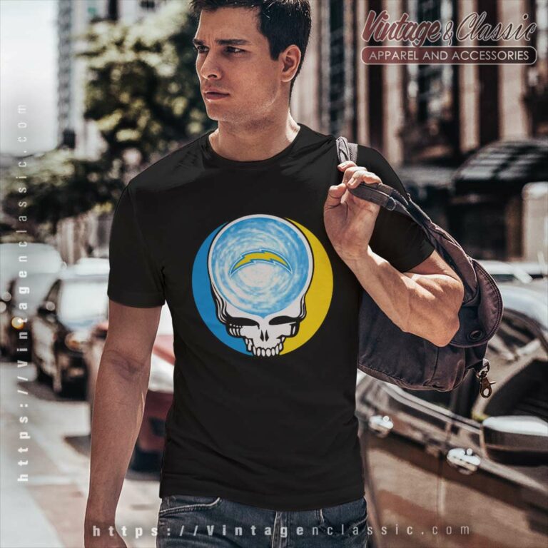 Los Angeles Chargers Shirt Nfl Grateful Dead Logo T Shirt Los Angeles Chargers Shirt Nfl Grateful Dead Logo T Shirt
