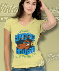 Los Angeles Chargers Snoop Dogg Shirt Snoop House League V Neck TShirt