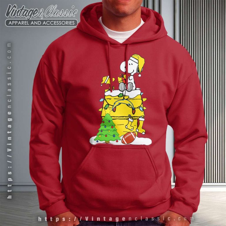 Los Angeles Chargers Snoopy Christmas Hoodie Los Angeles Chargers Snoopy Christmas Hoodie