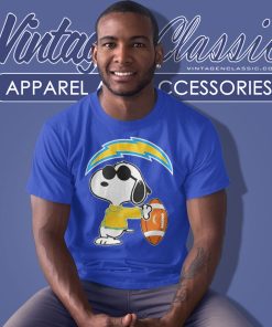 Los Angeles Chargers Snoopy Dog Peanuts Shirt 4 Los Angeles Chargers Snoopy Dog Peanuts T Shirt