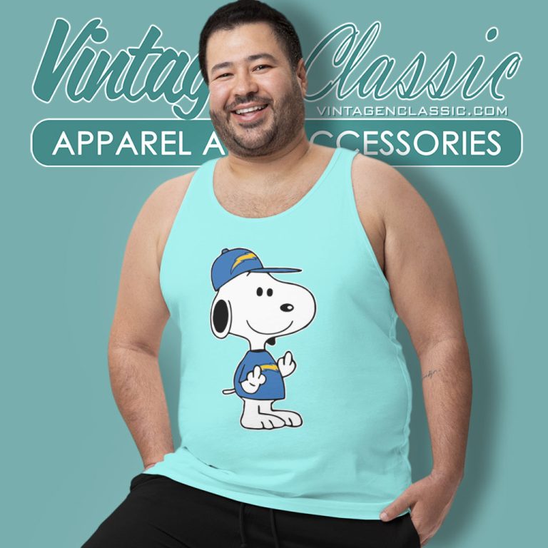 Los Angeles Chargers Snoopy Double Middle Fingers Fuck You Tank Top Racerback Los Angeles Chargers Snoopy Double Middle Fingers Fuck You Tank Top Racerback