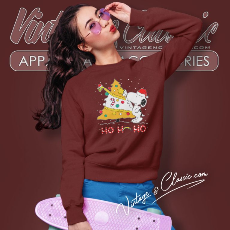 Los Angeles Chargers Snoopy Ho Ho Ho Christmas Sweatshirt Los Angeles Chargers Snoopy Ho Ho Ho Christmas Sweatshirt