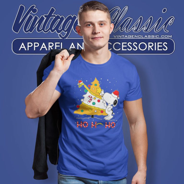 Los Angeles Chargers Snoopy Ho Ho Ho Christmas T Shirt Los Angeles Chargers Snoopy Ho Ho Ho Christmas T Shirt