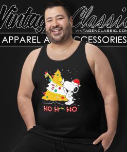 Los Angeles Chargers Snoopy Ho Ho Ho Christmas Tank Top Racerback